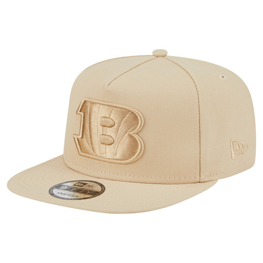 Cincinnati Bengals New Era Color Pack A-Frame 9FIFTY Snapback Hat Light Beige | NFL