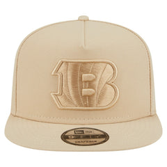Cincinnati Bengals New Era Color Pack A-Frame 9FIFTY Snapback Hat Light Beige | NFL