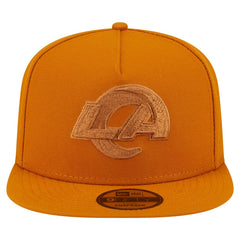 Los Angeles Rams New Era Color Pack A-Frame 9FIFTY Snapback Hat Brown | NFL