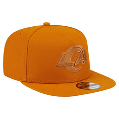 Los Angeles Rams New Era Color Pack A-Frame 9FIFTY Snapback Hat Brown | NFL
