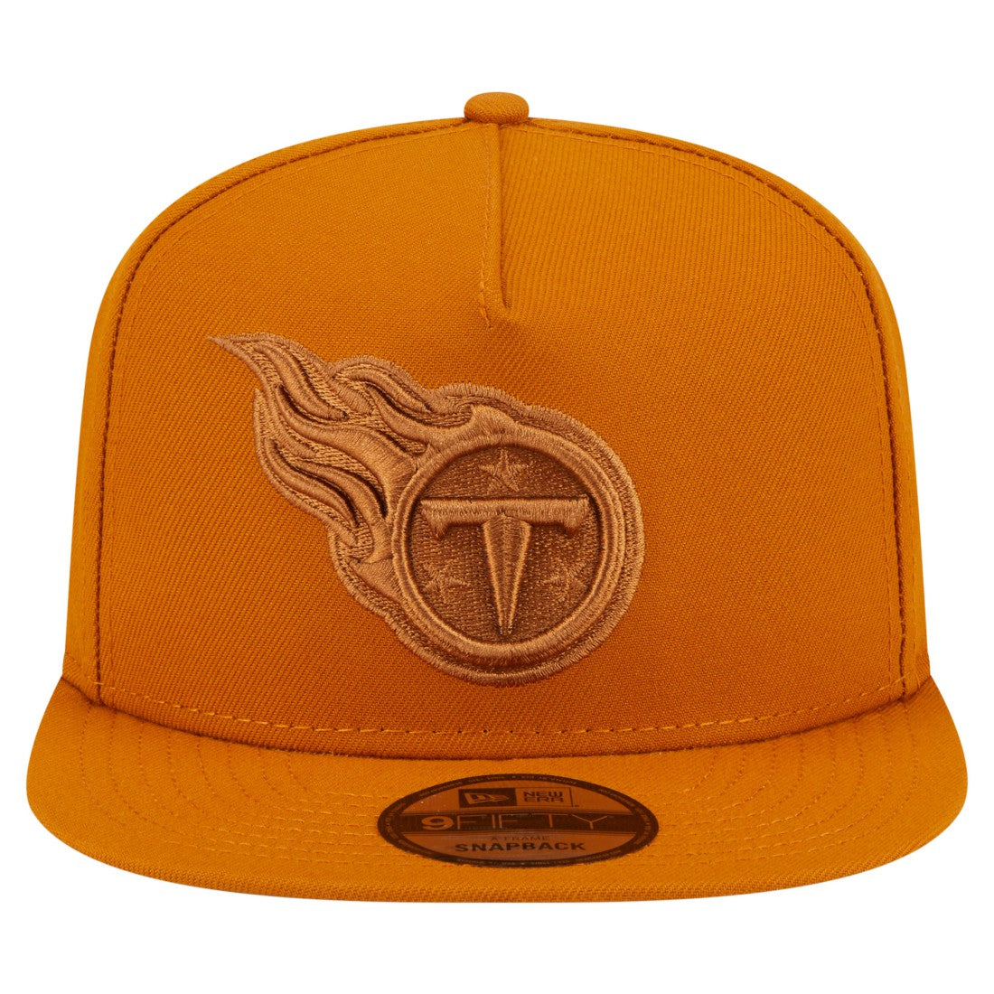 Tennessee Titans New Era Color Pack A-Frame 9FIFTY Snapback Hat Brown | NFL