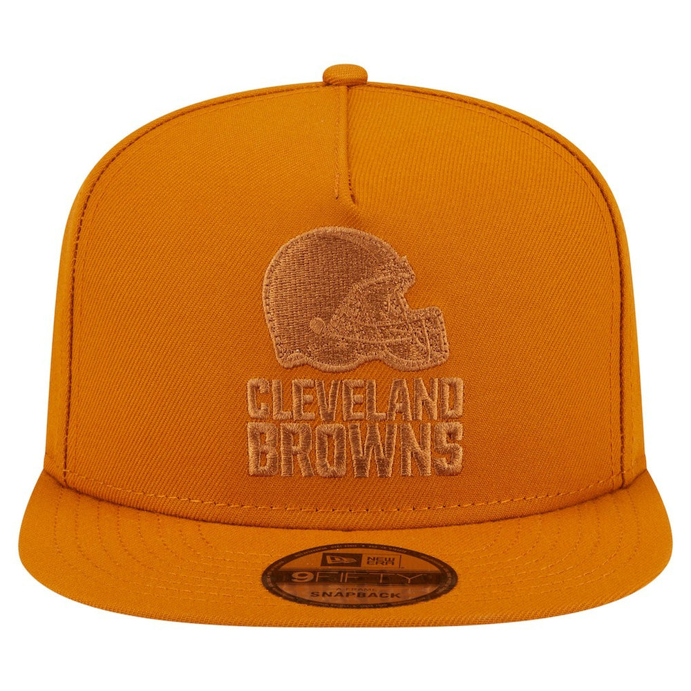 Cleveland Browns New Era Color Pack A-Frame 9FIFTY Snapback Hat Brown | NFL
