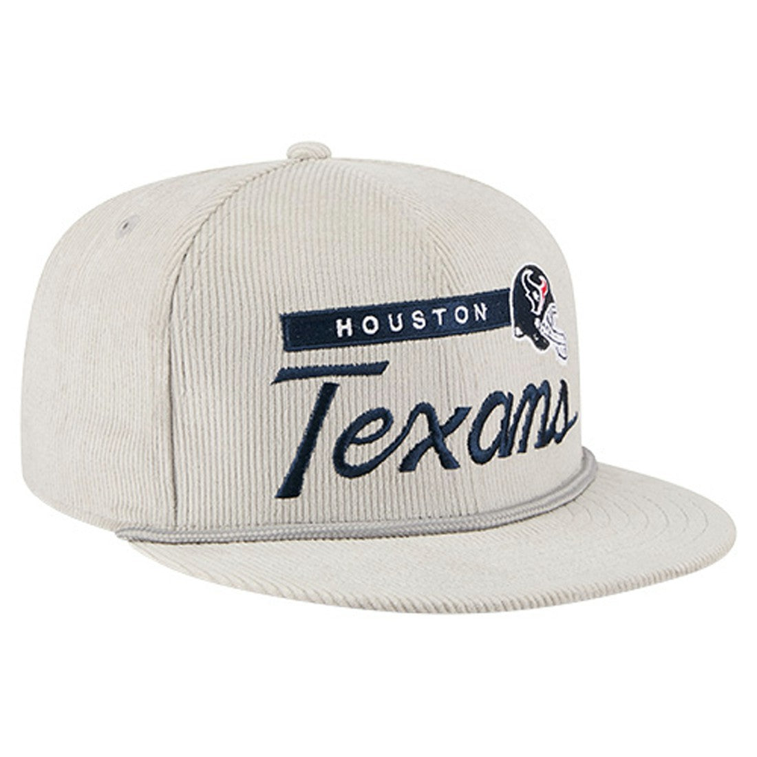 Houston Texans New Era Cord Rope Corduroy 9FIFTY Snapback Hat Gray | NFL