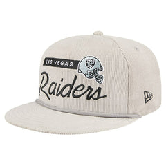 Las Vegas Raiders New Era Cord Rope Corduroy 9FIFTY Snapback Hat Gray | NFL