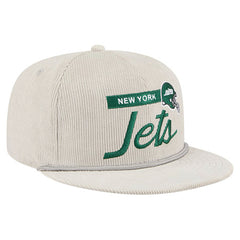 New York Jets New Era Cord Rope Corduroy 9FIFTY Snapback Hat Gray | NFL