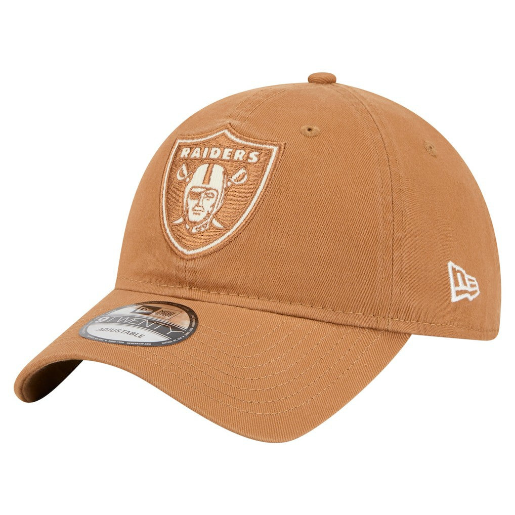 Las Vegas Raiders New Era Stamp 9TWENTY Adjustable Hat Brown | NFL