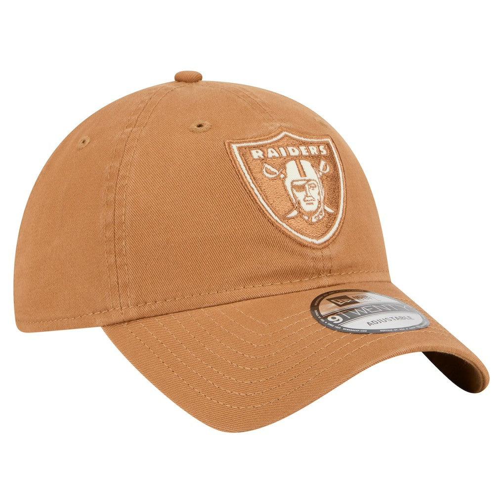 Las Vegas Raiders New Era Stamp 9TWENTY Adjustable Hat Brown | NFL