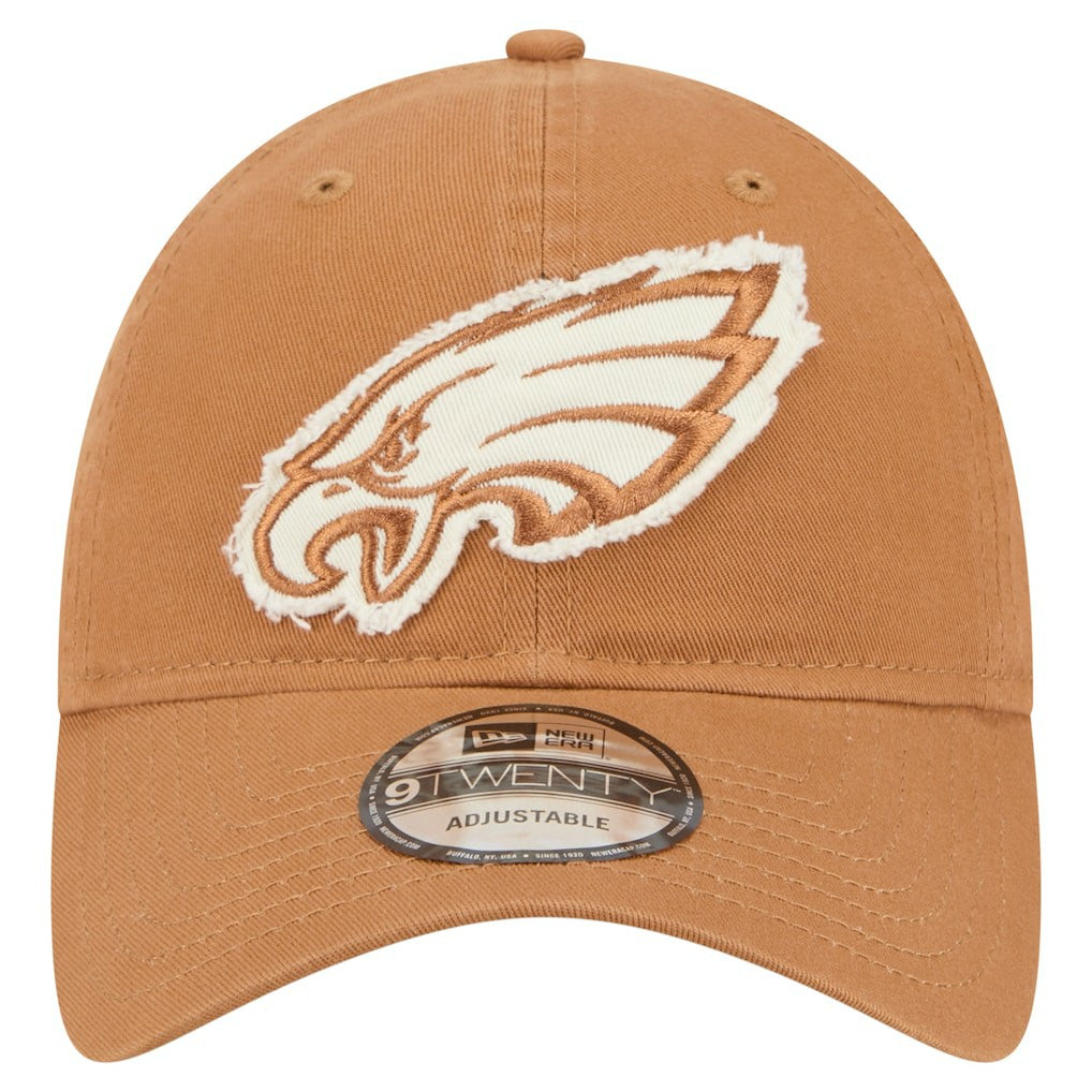Philadelphia Eagles New Era Stamp 9TWENTY Adjustable Hat Brown | NFL