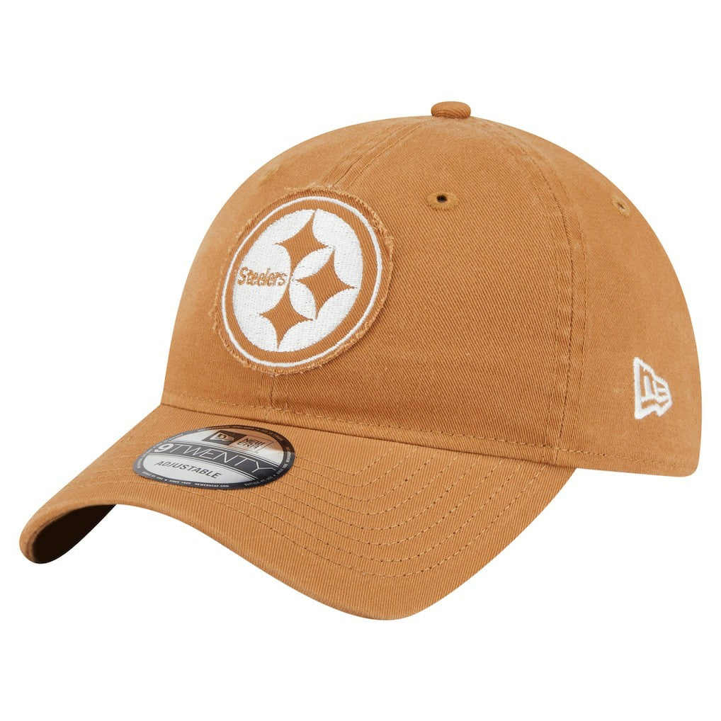 Pittsburgh Steelers New Era Stamp 9TWENTY Adjustable Hat Brown | NFL