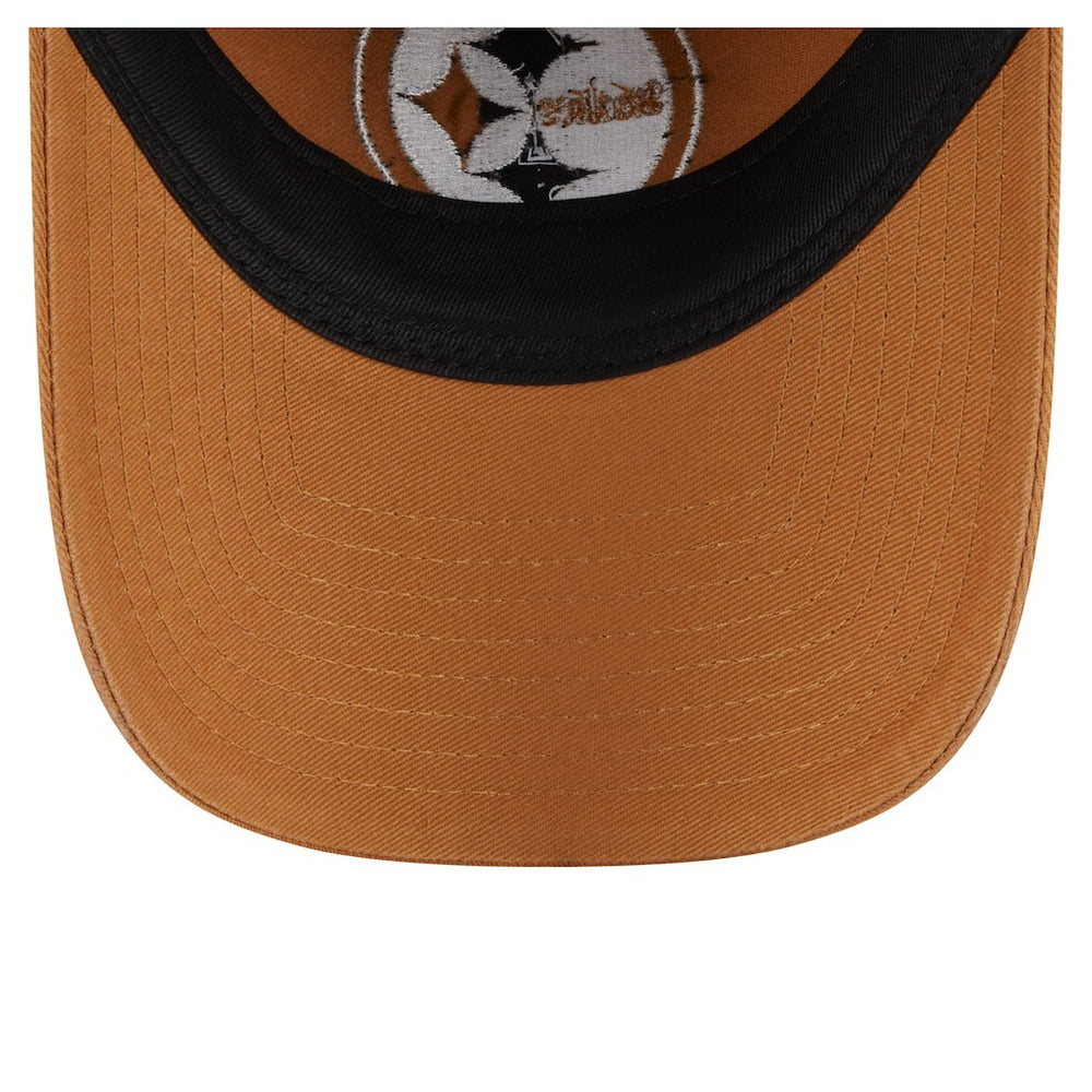 Pittsburgh Steelers New Era Stamp 9TWENTY Adjustable Hat Brown | NFL