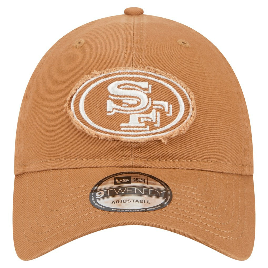San Francisco 49ers New Era Stamp 9TWENTY Adjustable Hat Brown | NFL