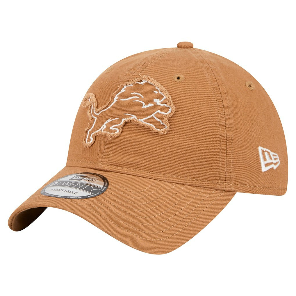Detroit Lions New Era Stamp 9TWENTY Adjustable Hat Brown | NFL