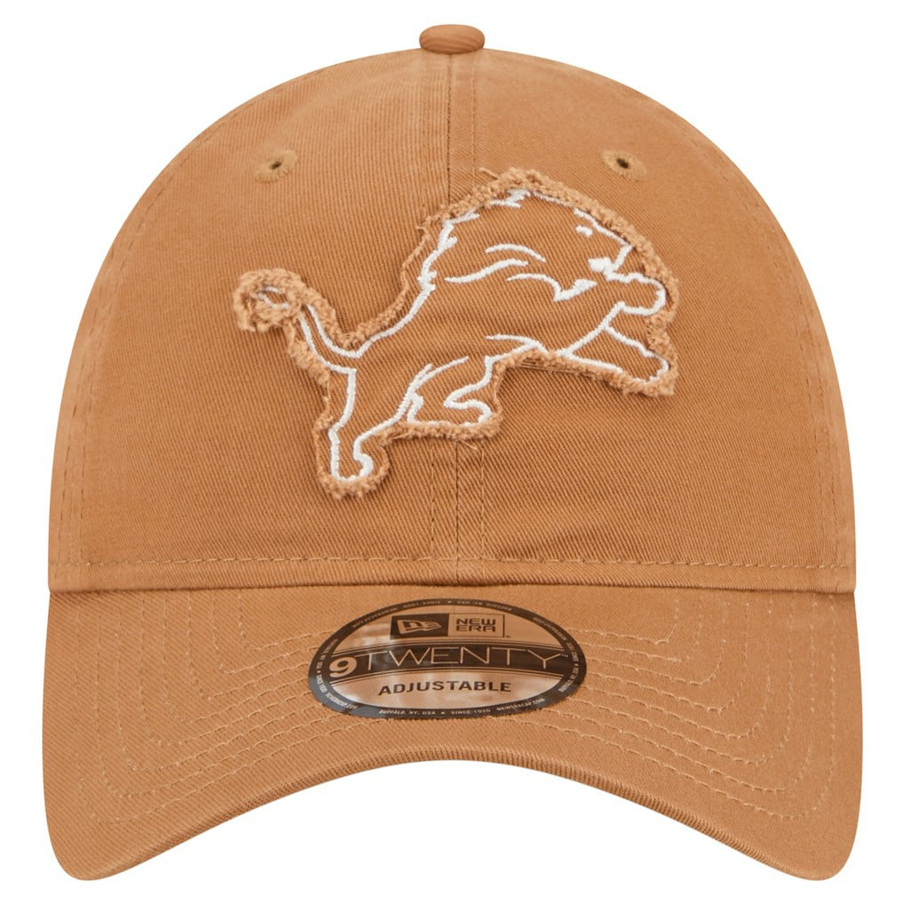 Detroit Lions New Era Stamp 9TWENTY Adjustable Hat Brown | NFL