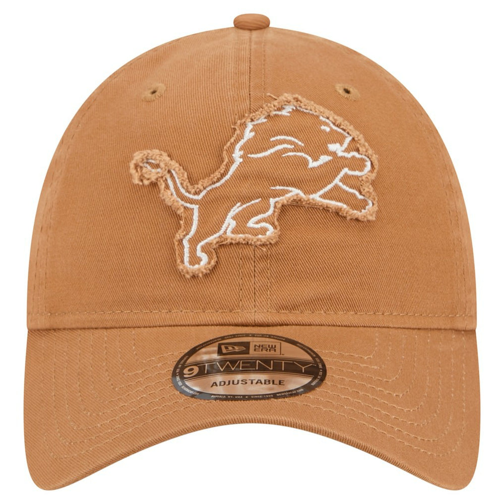 Detroit Lions New Era Stamp 9TWENTY Adjustable Hat Brown | NFL