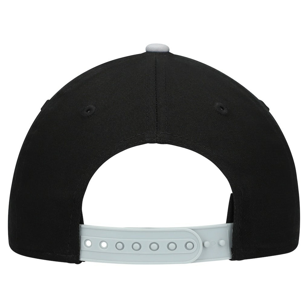 Las Vegas Raiders New Era Youth Arch COOLERA 9FORTY A-Frame Adjustable Hat Black/Silver | NFL