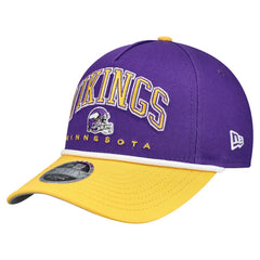 Minnesota Vikings New Era Youth Arch COOLERA 9FORTY A-Frame Adjustable Hat Purple/Gold | NFL