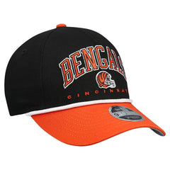 Cincinnati Bengals New Era Youth Arch COOLERA 9FORTY A-Frame Adjustable Hat Black/Orange | NFL