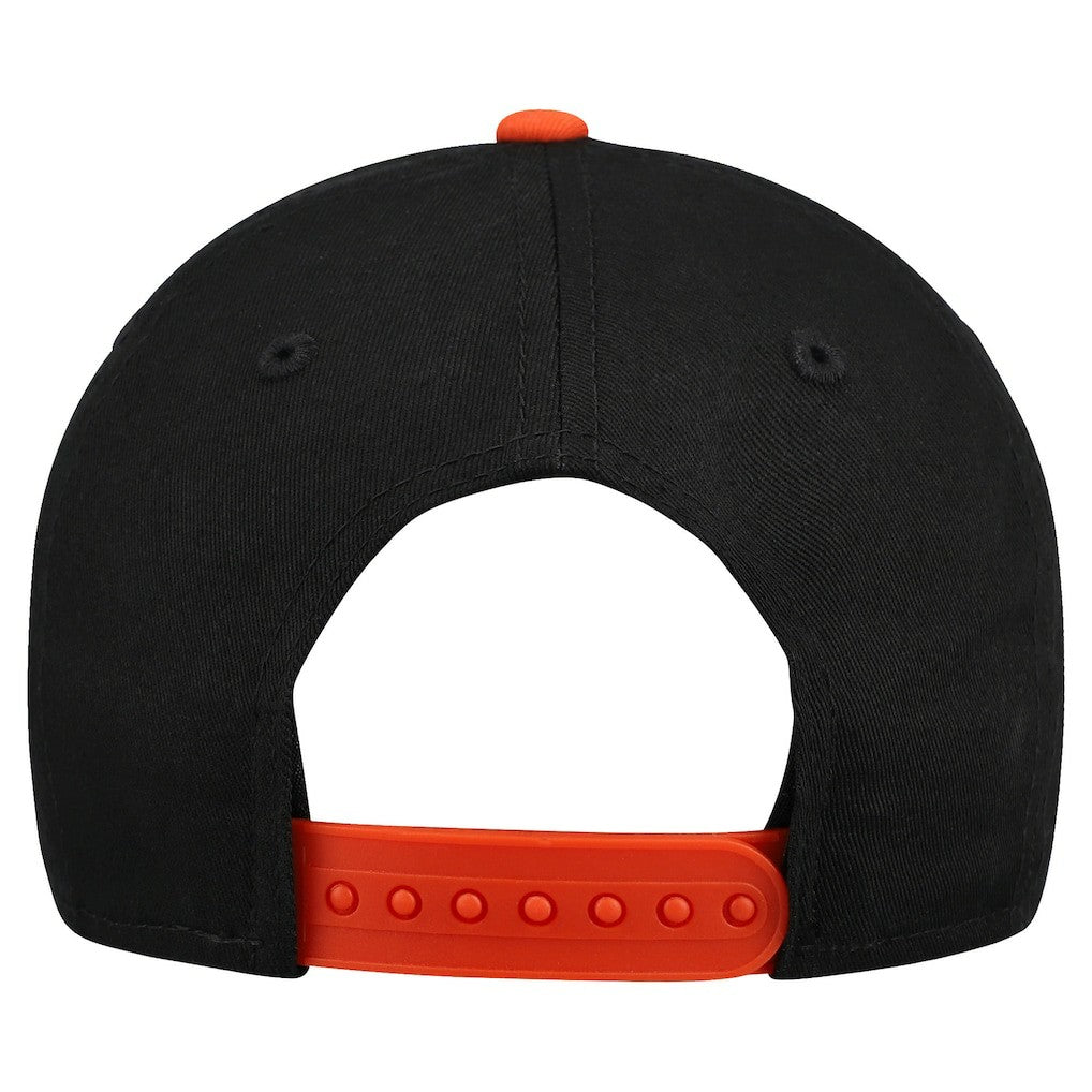 Cincinnati Bengals New Era Youth Arch COOLERA 9FORTY A-Frame Adjustable Hat Black/Orange | NFL