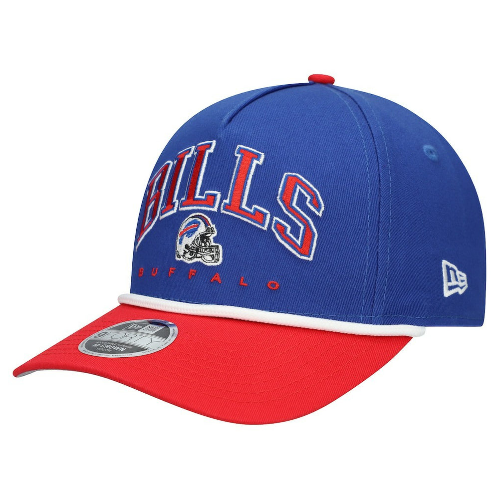 Buffalo Bills New Era Youth Arch COOLERA 9FORTY A-Frame Adjustable Hat Royal/Red | NFL