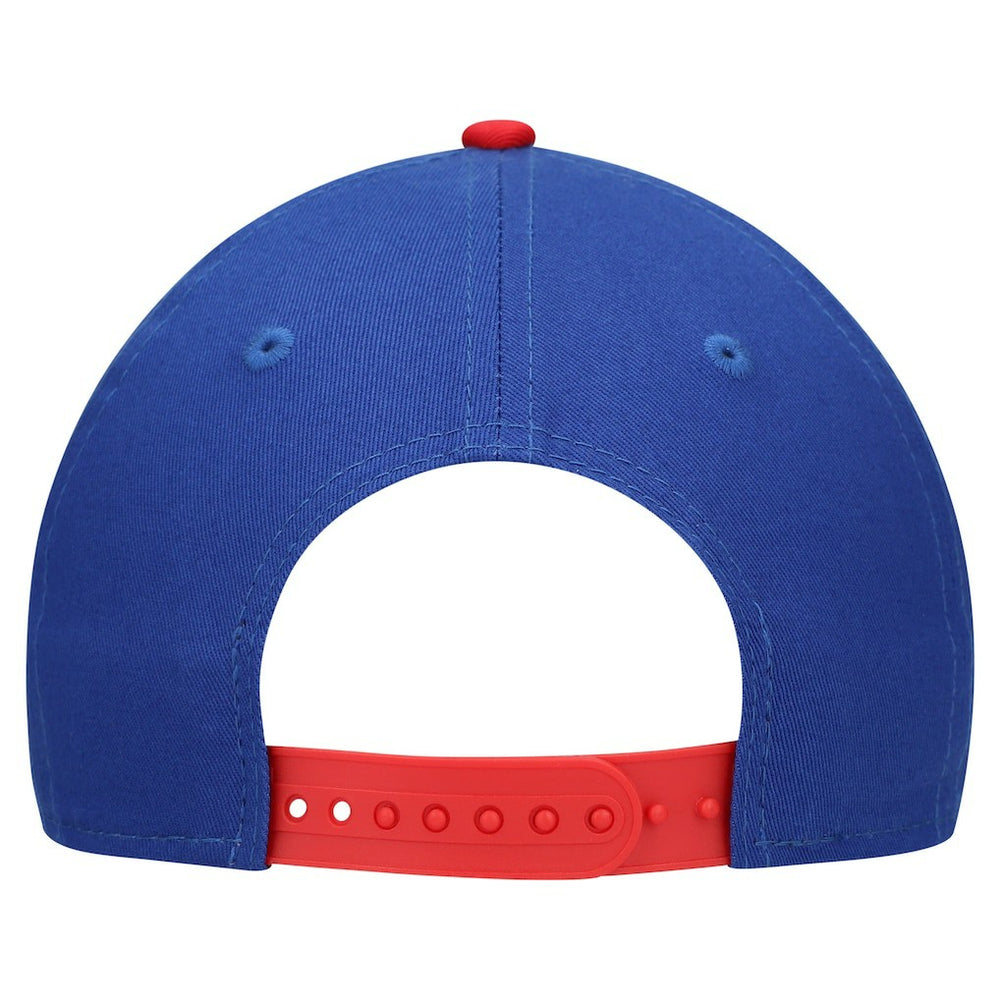 Buffalo Bills New Era Youth Arch COOLERA 9FORTY A-Frame Adjustable Hat Royal/Red | NFL