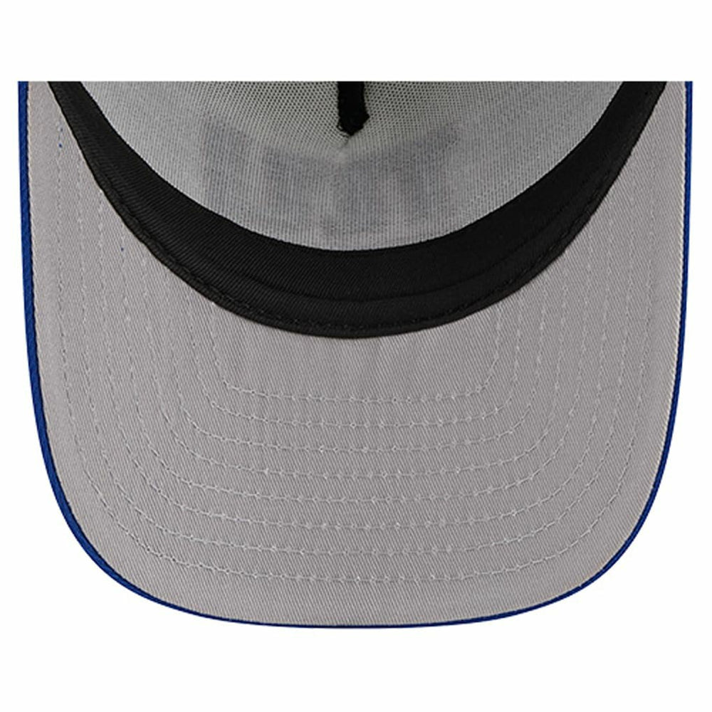 New York Giants New Era Youth Banner 9FIFTY A-Frame Adjustable Trucker Hat Cream/Royal | NFL