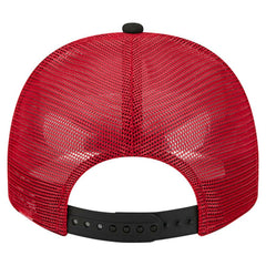 San Francisco 49ers New Era Youth Banner 9FIFTY A-Frame Adjustable Trucker Hat Cream/Scarlet | NFL