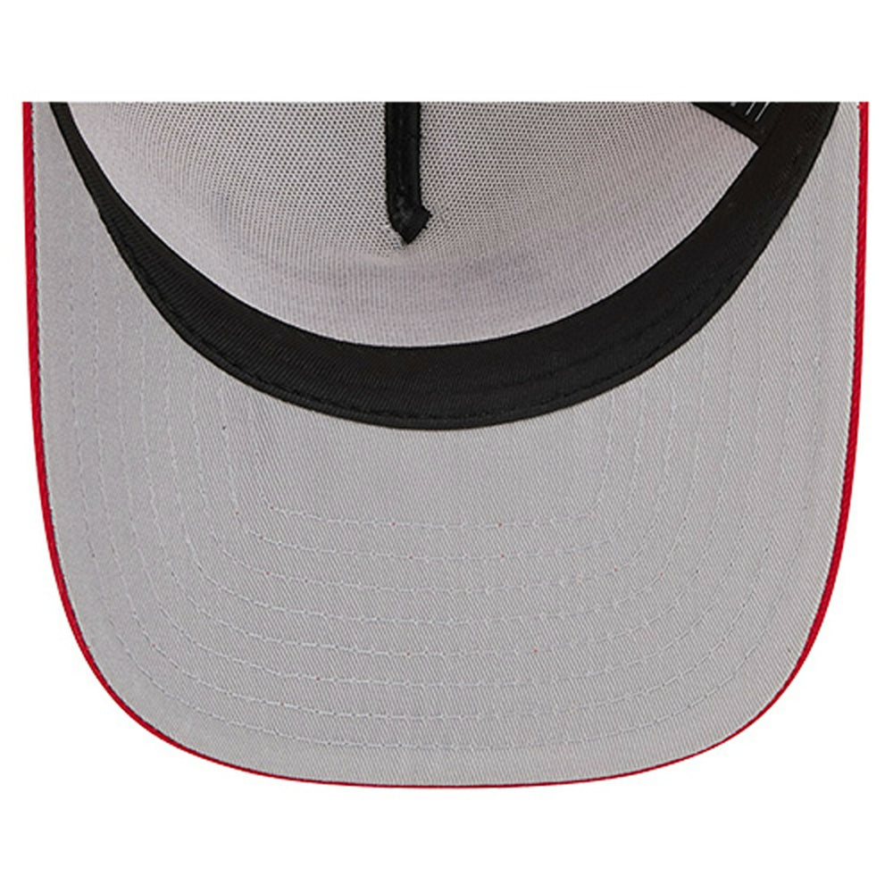 Tampa Bay Buccaneers New Era Youth Banner 9FIFTY A-Frame Adjustable Trucker Hat Cream/Red | NFL