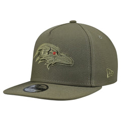 Baltimore Ravens New Era Youth Color Pack A-Frame 9FIFTY Snapback Hat Olive | NFL