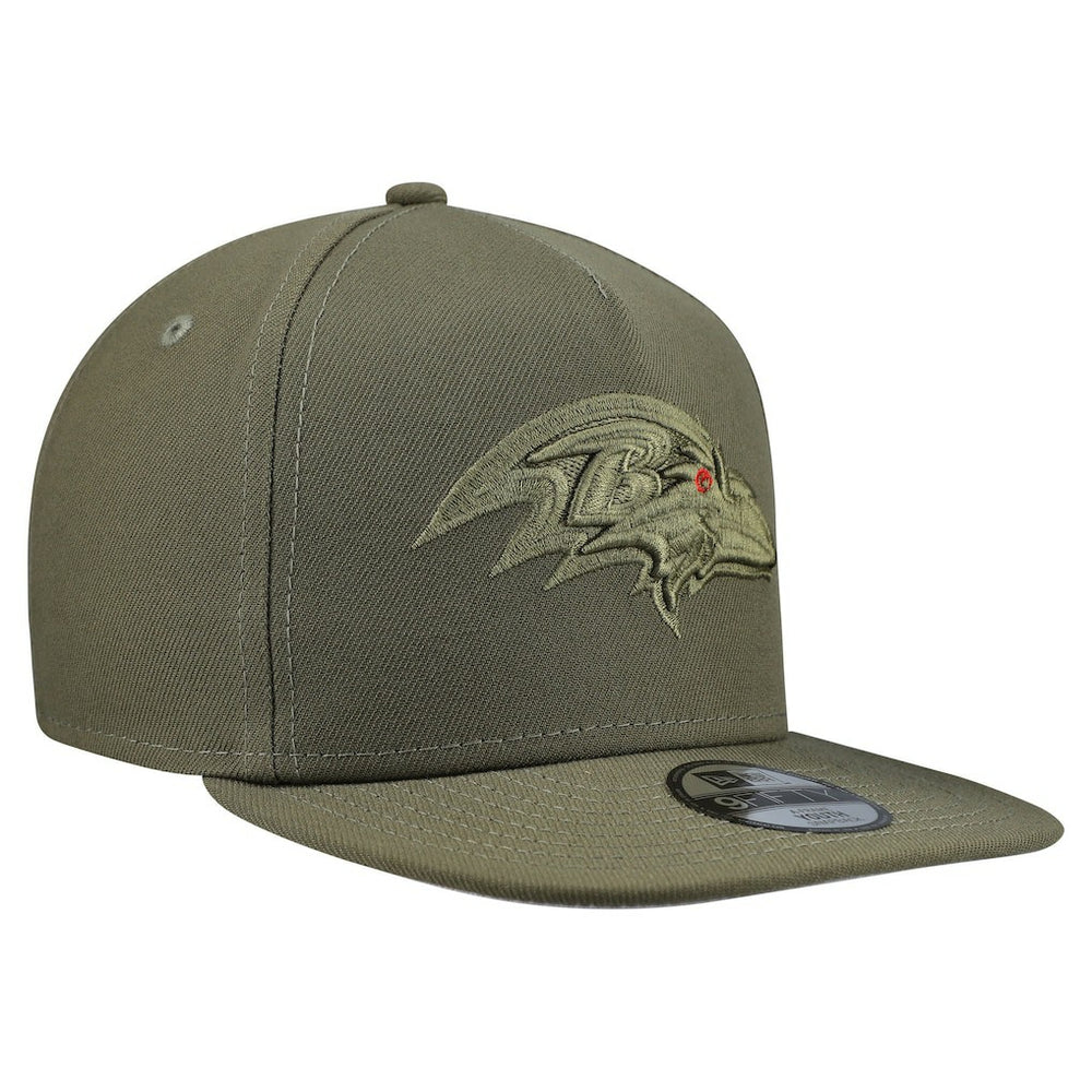 Baltimore Ravens New Era Youth Color Pack A-Frame 9FIFTY Snapback Hat Olive | NFL