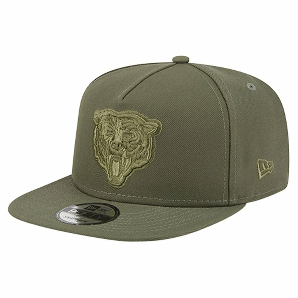 Chicago Bears New Era Youth Color Pack A-Frame 9FIFTY Snapback Hat Olive | NFL