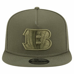 Cincinnati Bengals New Era Youth Color Pack A-Frame 9FIFTY Snapback Hat Olive | NFL