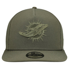 Miami Dolphins New Era Youth Color Pack A-Frame 9FIFTY Snapback Hat Olive | NFL