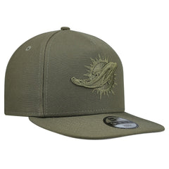 Miami Dolphins New Era Youth Color Pack A-Frame 9FIFTY Snapback Hat Olive | NFL