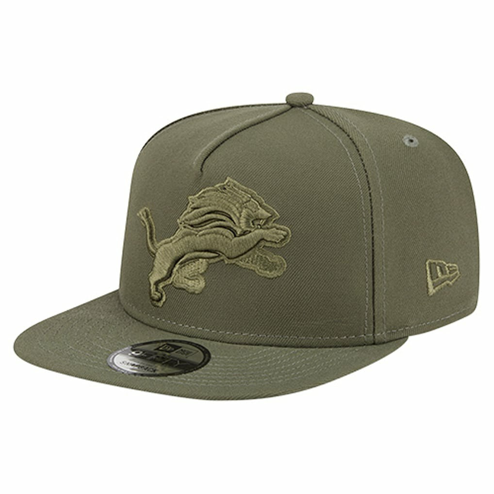 Detroit Lions New Era Youth Color Pack A-Frame 9FIFTY Snapback Hat Olive | NFL
