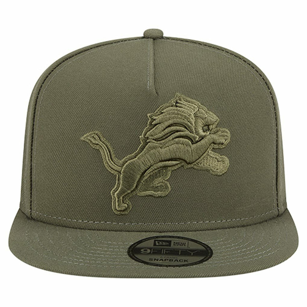 Detroit Lions New Era Youth Color Pack A-Frame 9FIFTY Snapback Hat Olive | NFL