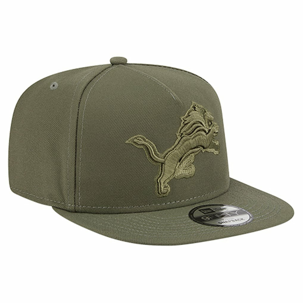 Detroit Lions New Era Youth Color Pack A-Frame 9FIFTY Snapback Hat Olive | NFL
