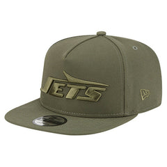 New York Jets New Era Youth Color Pack A-Frame 9FIFTY Snapback Hat Olive | NFL