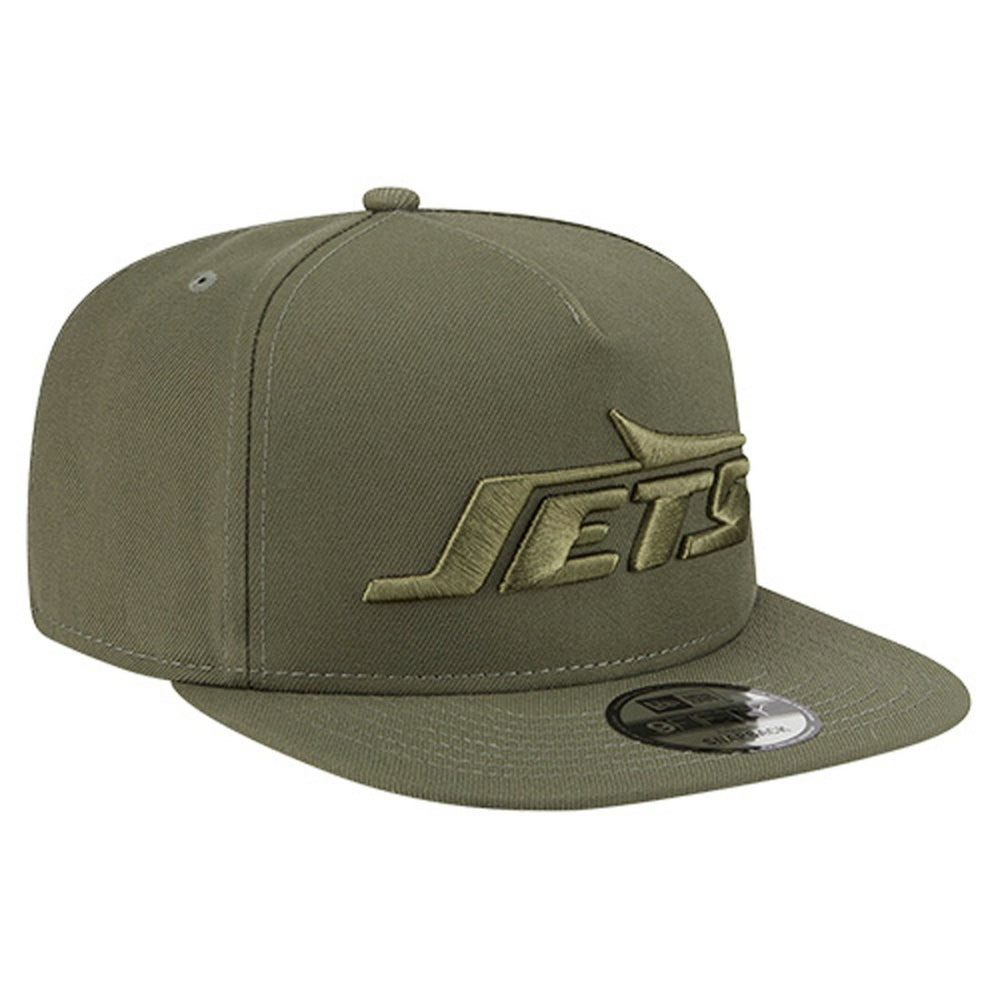 New York Jets New Era Youth Color Pack A-Frame 9FIFTY Snapback Hat Olive | NFL
