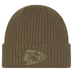 Kansas City Chiefs New Era Youth Color Pack Cuffed Knit Hat Olive | NFL