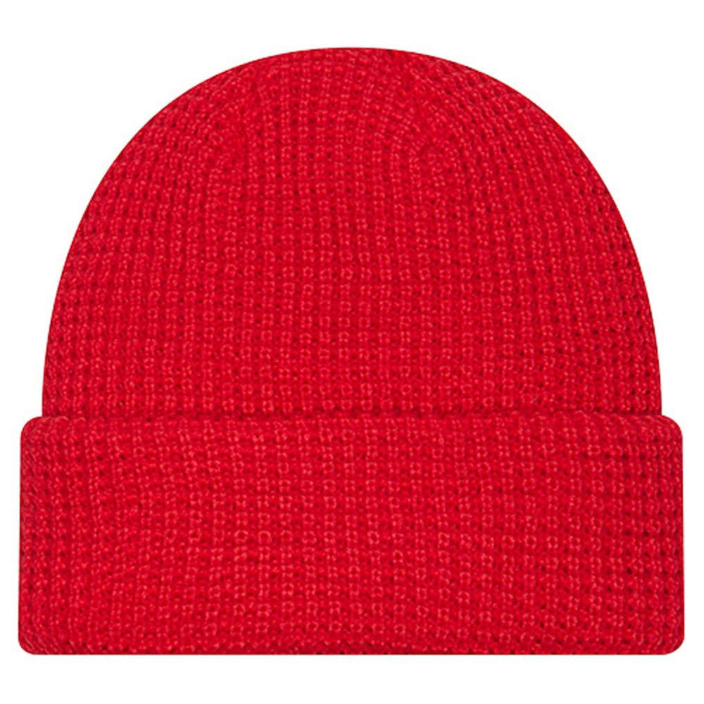 Kansas City Chiefs New Era Youth Waffle Cuffed Knit Hat Red | NFL