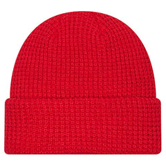 Kansas City Chiefs New Era Youth Waffle Cuffed Knit Hat Red | NFL