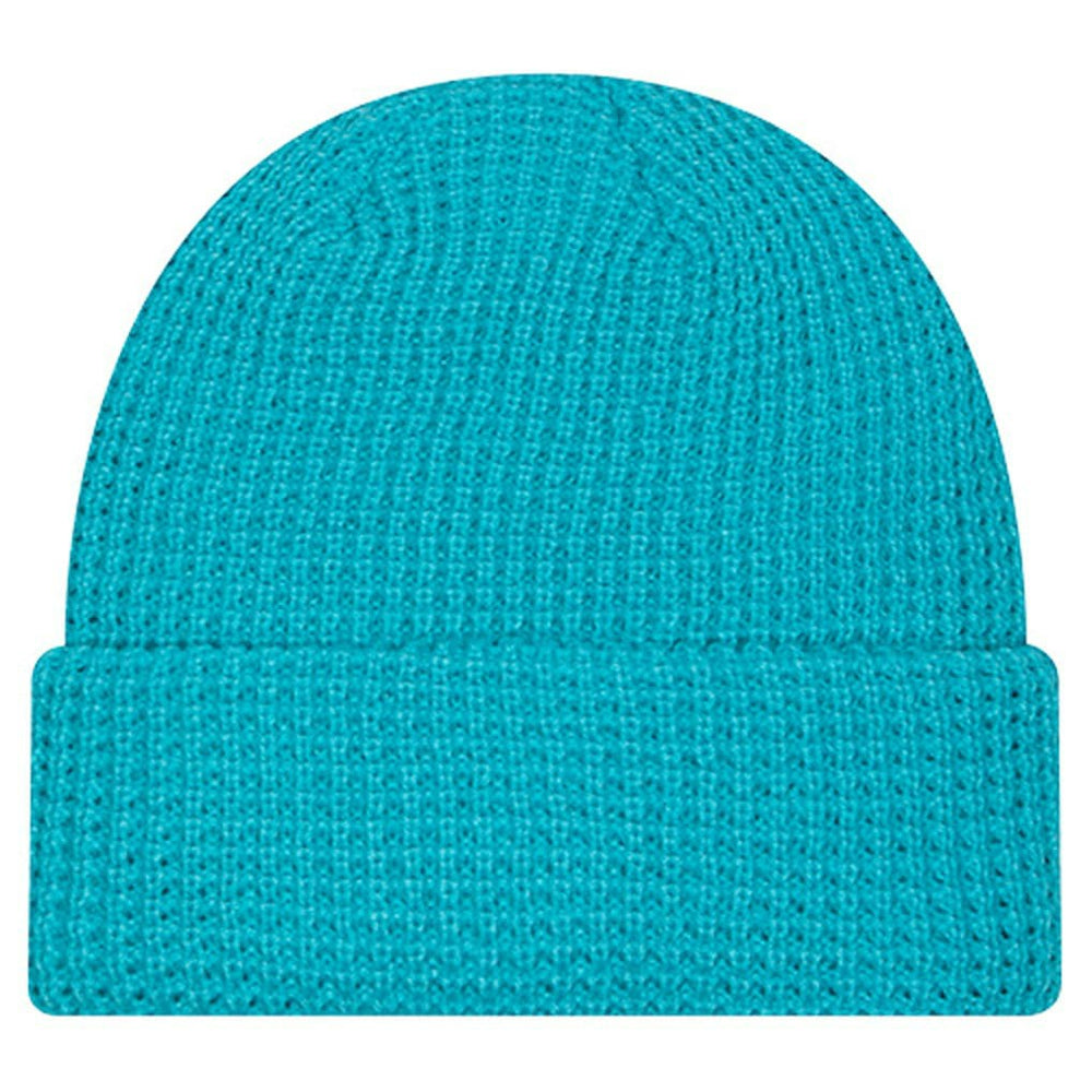 Miami Dolphins New Era Youth Waffle Cuffed Knit Hat Aqua | NFL