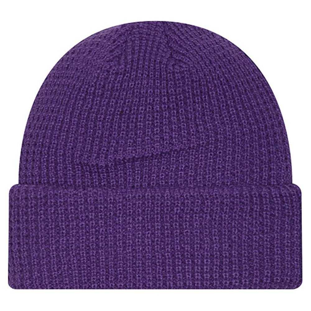 Minnesota Vikings New Era Youth Waffle Cuffed Knit Hat Purple | NFL