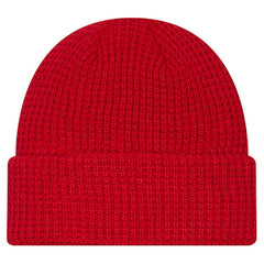 San Francisco 49ers New Era Youth Waffle Cuffed Knit Hat Scarlet | NFL