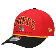 Kansas City Chiefs New Era Preschool Arch COOLERA 9FORTY A-Frame M-Crown Adjustable Hat Red/Black | NFL
