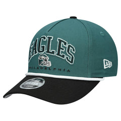 Philadelphia Eagles New Era Preschool Arch COOLERA 9FORTY A-Frame M-Crown Adjustable Hat Green/Black | NFL