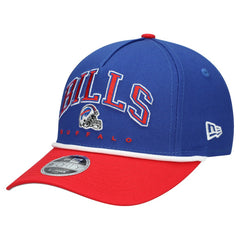 Buffalo Bills New Era Preschool Arch COOLERA 9FORTY A-Frame M-Crown Adjustable Hat Royal/Red | NFL
