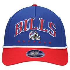 Buffalo Bills New Era Preschool Arch COOLERA 9FORTY A-Frame M-Crown Adjustable Hat Royal/Red | NFL