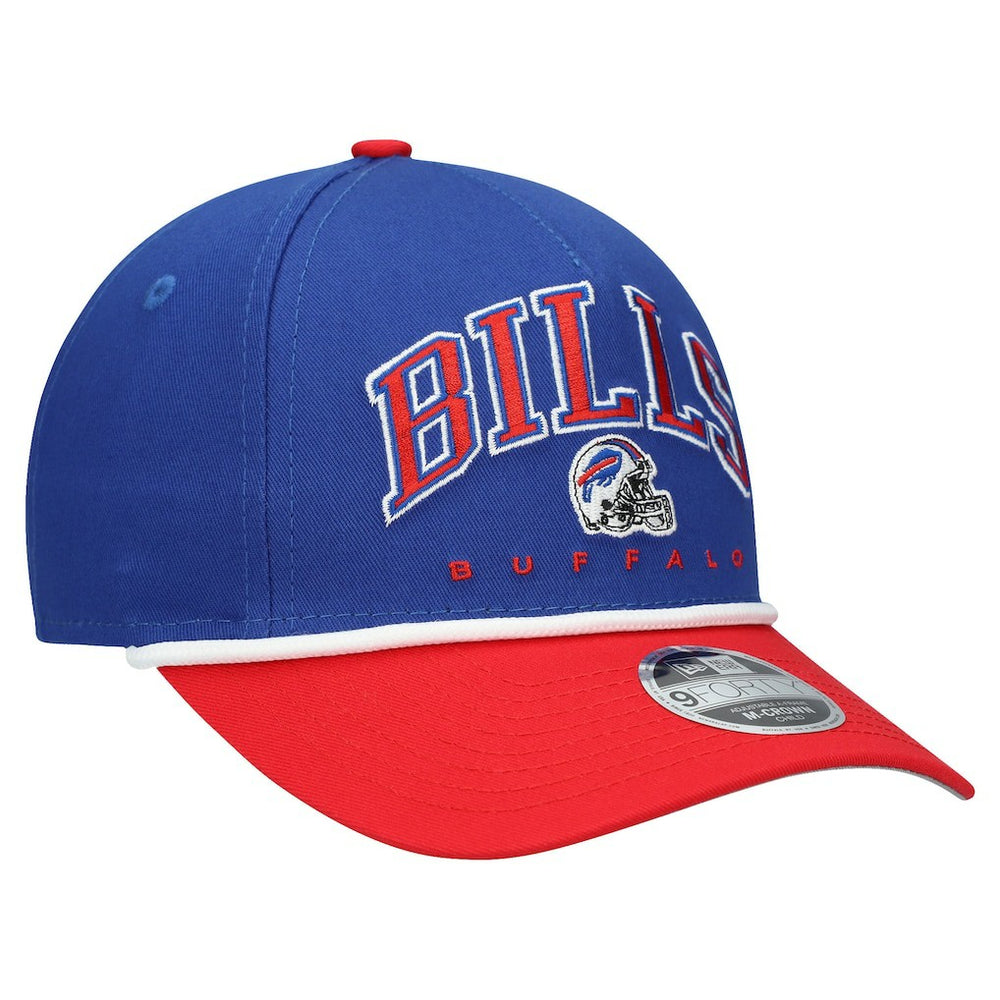 Buffalo Bills New Era Preschool Arch COOLERA 9FORTY A-Frame M-Crown Adjustable Hat Royal/Red | NFL