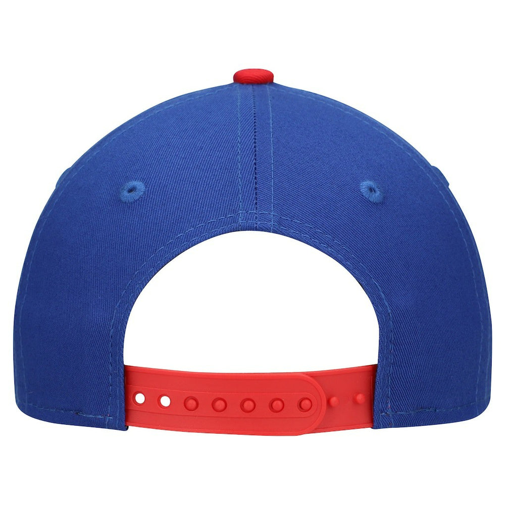 Buffalo Bills New Era Preschool Arch COOLERA 9FORTY A-Frame M-Crown Adjustable Hat Royal/Red | NFL